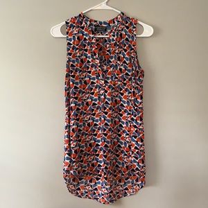 Stitchfix Printed Sleeveless Blouse